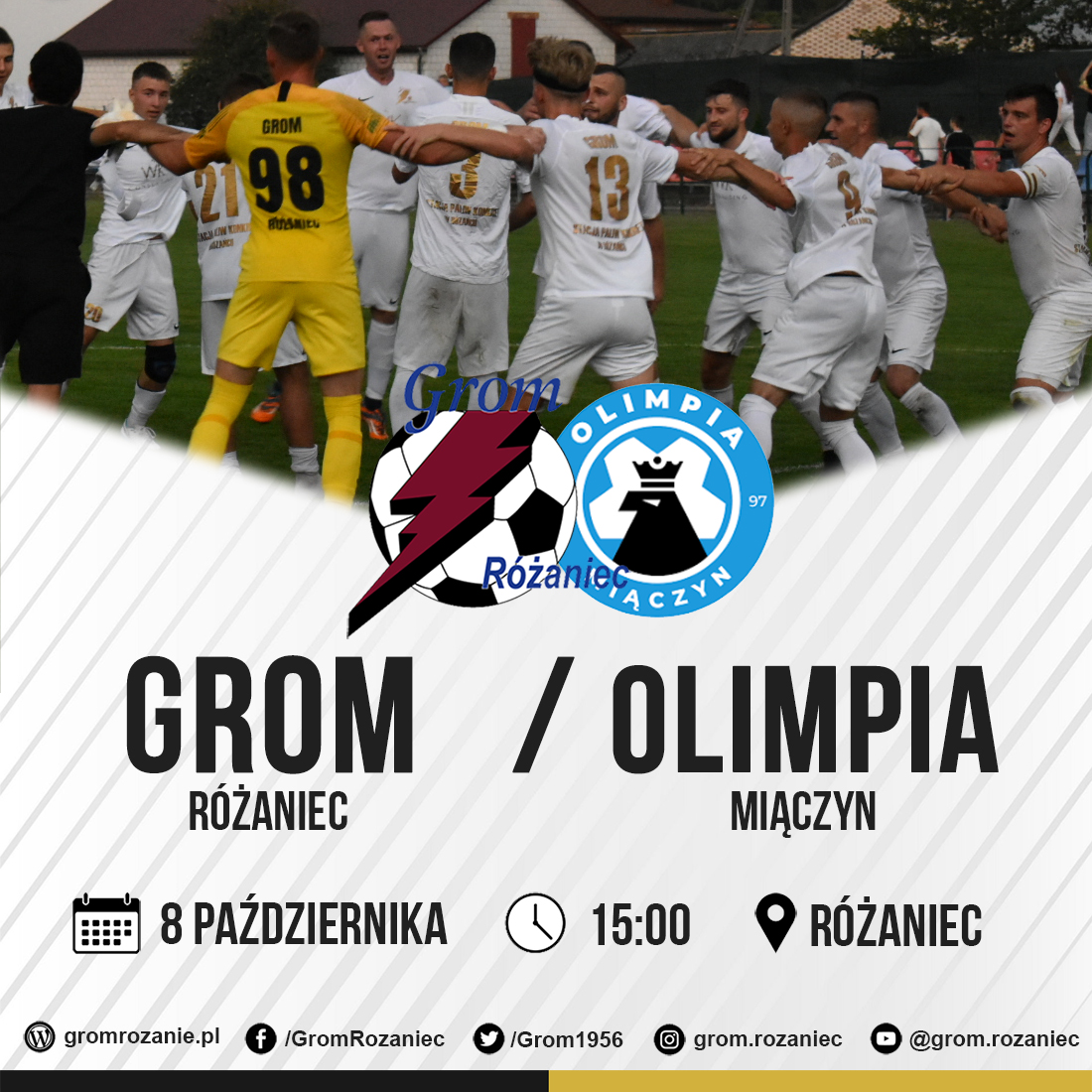Read more about the article Grom Różaniec – Olimpia Miączyn (08.10.2023)