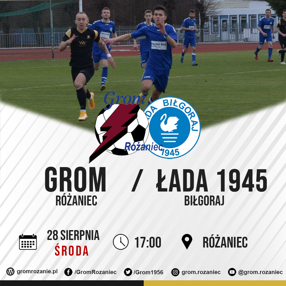 Read more about the article Grom Różaniec – Łada 1945 Biłgoraj (28.08.2024)