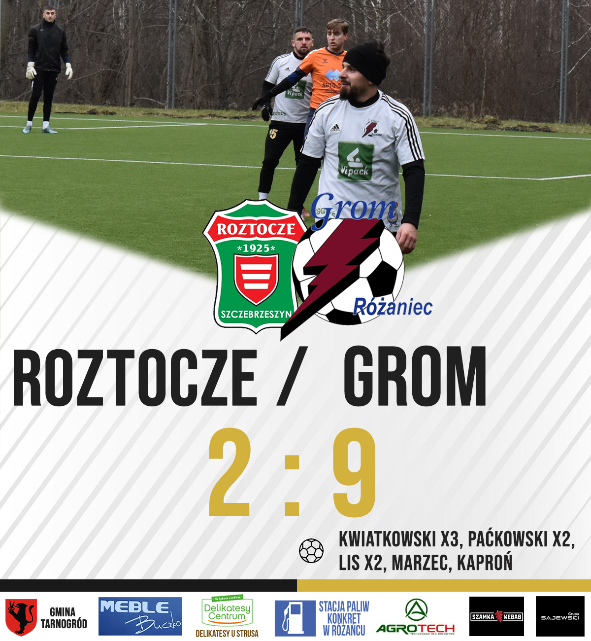 Read more about the article Zwycięstwo w trzecim sparingu