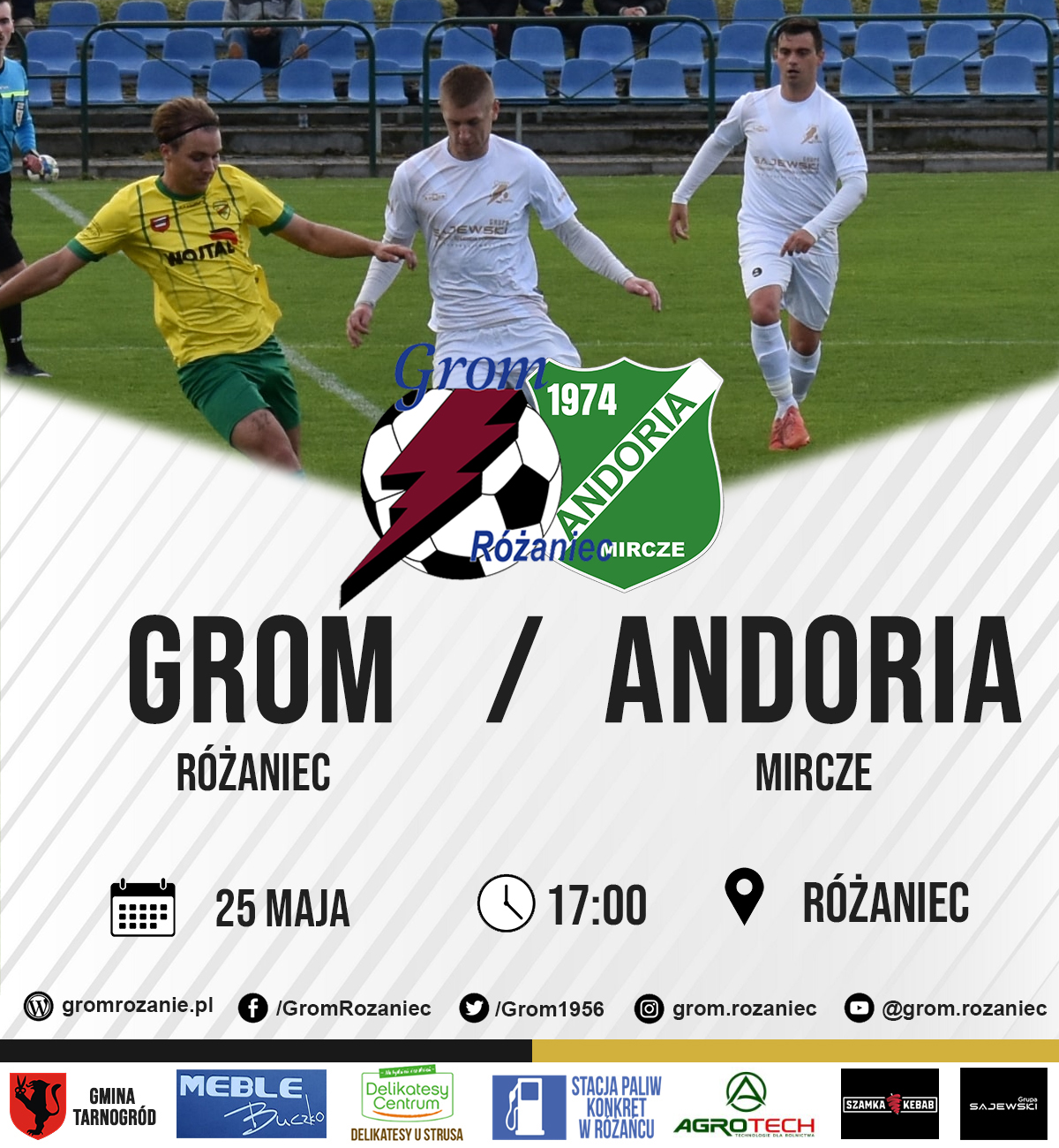 Read more about the article Grom Różaniec – Andoria Mircze (25.05.2025)