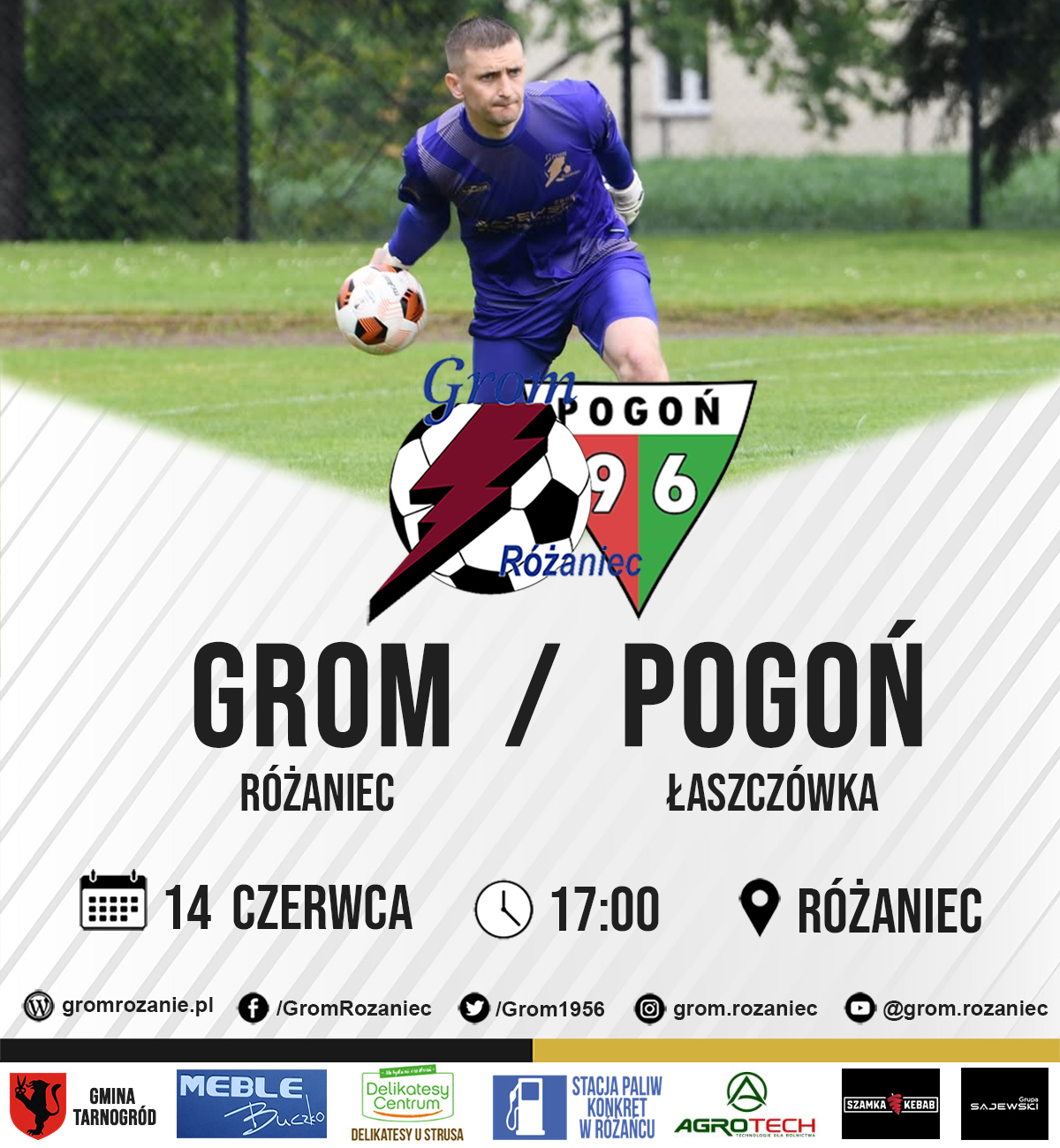 Read more about the article Grom Różaniec – Pogoń Łaszczówka (14.06.2025)
