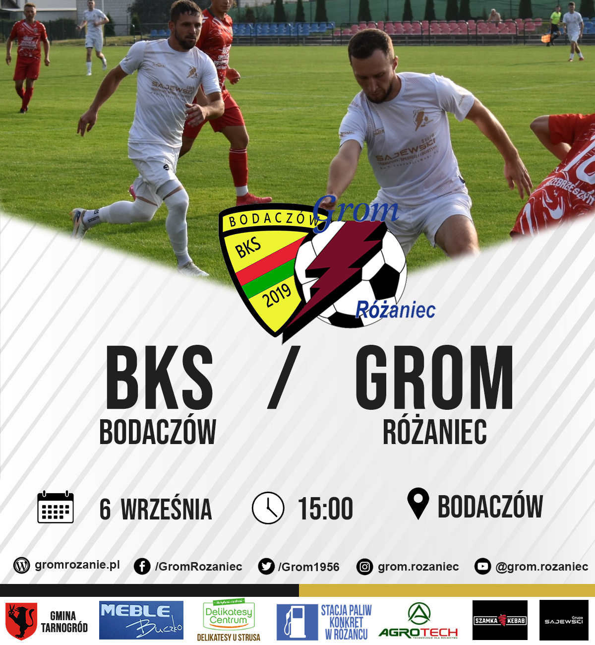 Read more about the article BKS Bodaczów – Grom Różaniec (06.09.2025)