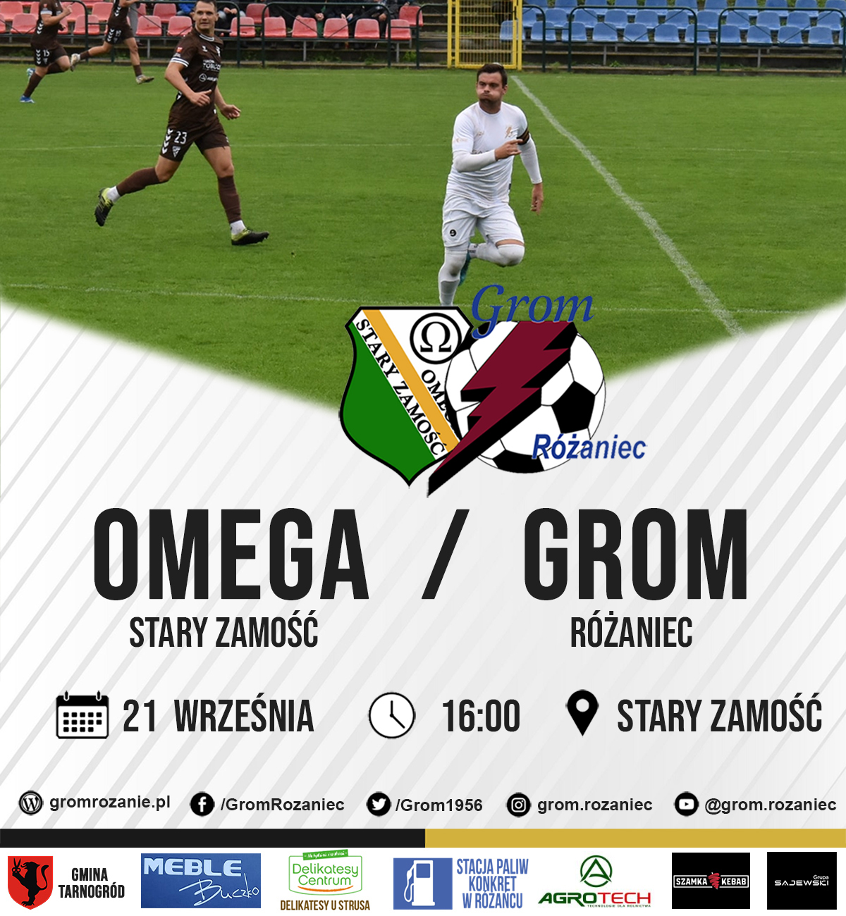 Read more about the article Omega Stary Zamość – Grom Różaniec (21.09.2025)
