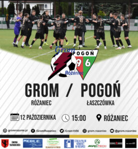 Read more about the article Grom Różaniec – Pogoń 96 Łaszczówka (12.10.2025)