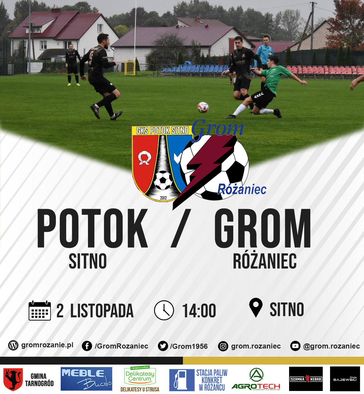 Read more about the article Potok Sitno – Grom Różaniec (02.11.2025)